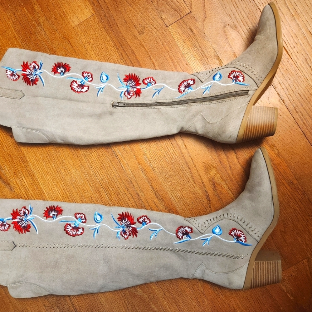 Knee high boots